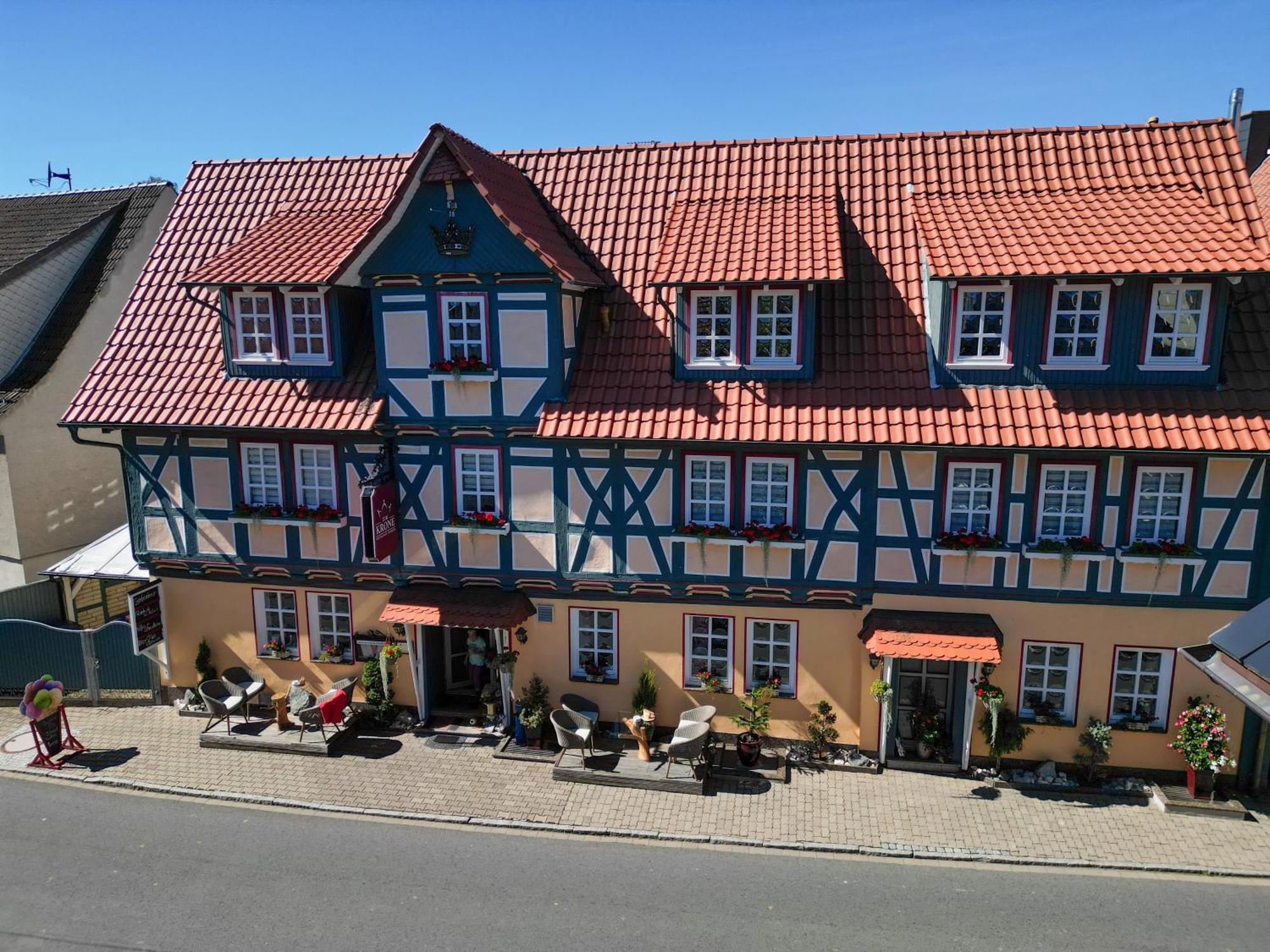 Pension Zur Krone Martinfeld Exterior photo